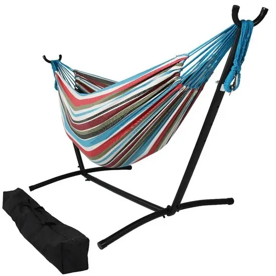 Comfortable Fabric Camping Outdoor Indoor Patio Backyard Hammockpromote sales
