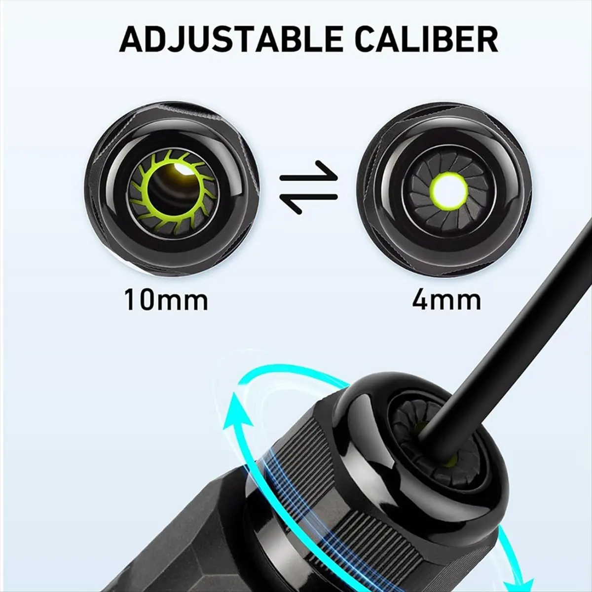 Reliable- 3-Pack Junction Box with 3 Pin Electrical Cable Connectors, IP68 Waterproof, 4-10mm Adjustable Wire Box