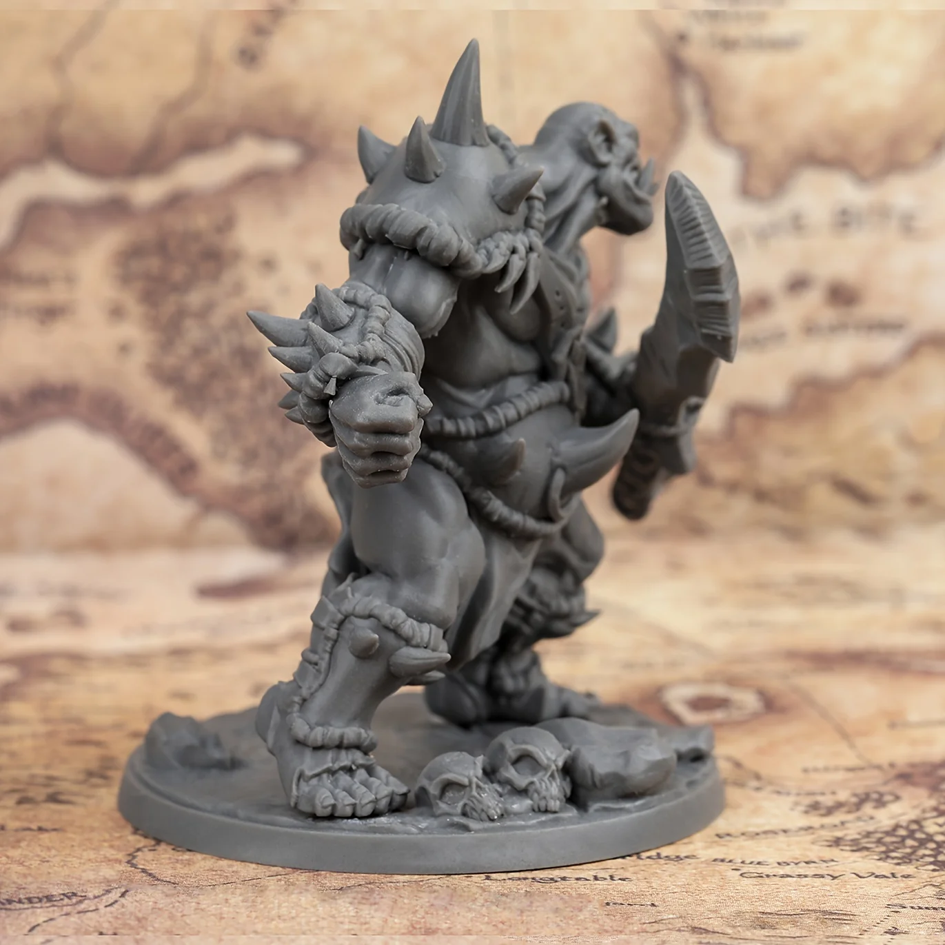 Sci-Fi Orc Squad Miniature Set - Fantasy TTRPG Figures, Collectible Models, Great Gift for Hobbyists & Tabletop Roleplaying view 4