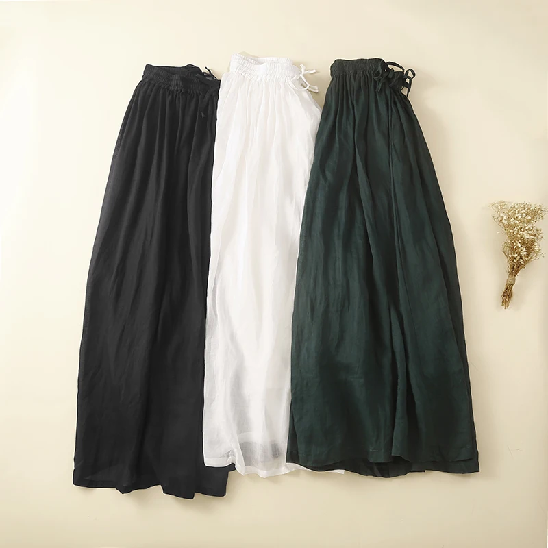 

Модная цветная юбка-миди с высокой талией, юбка трапециевидной формы больших размеров, женская свободная посадка для поездок на работу, летняя юбка Dr