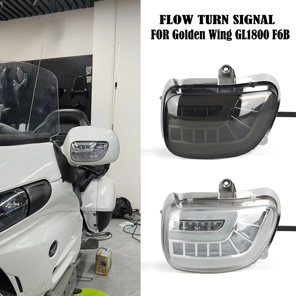 

Clignotant de moto LED, accessoire de direction de flux adapté à GOLDWING GL1800 F6B 2013 – 2016 GL1800 ABS 2001-2012