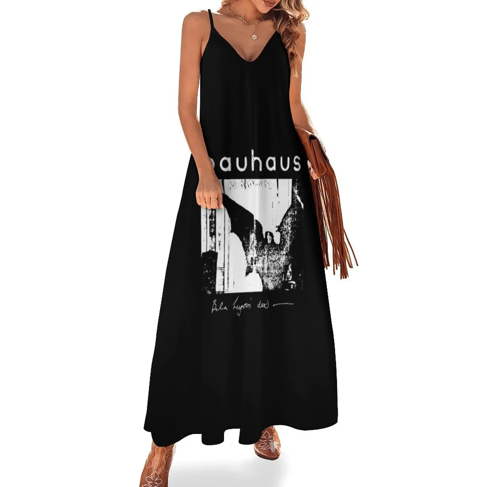 

Bauhaus - Bat Wings - Bela Lugosi's Dead Sleeveless Dress women dress elegant party dress for women 2025