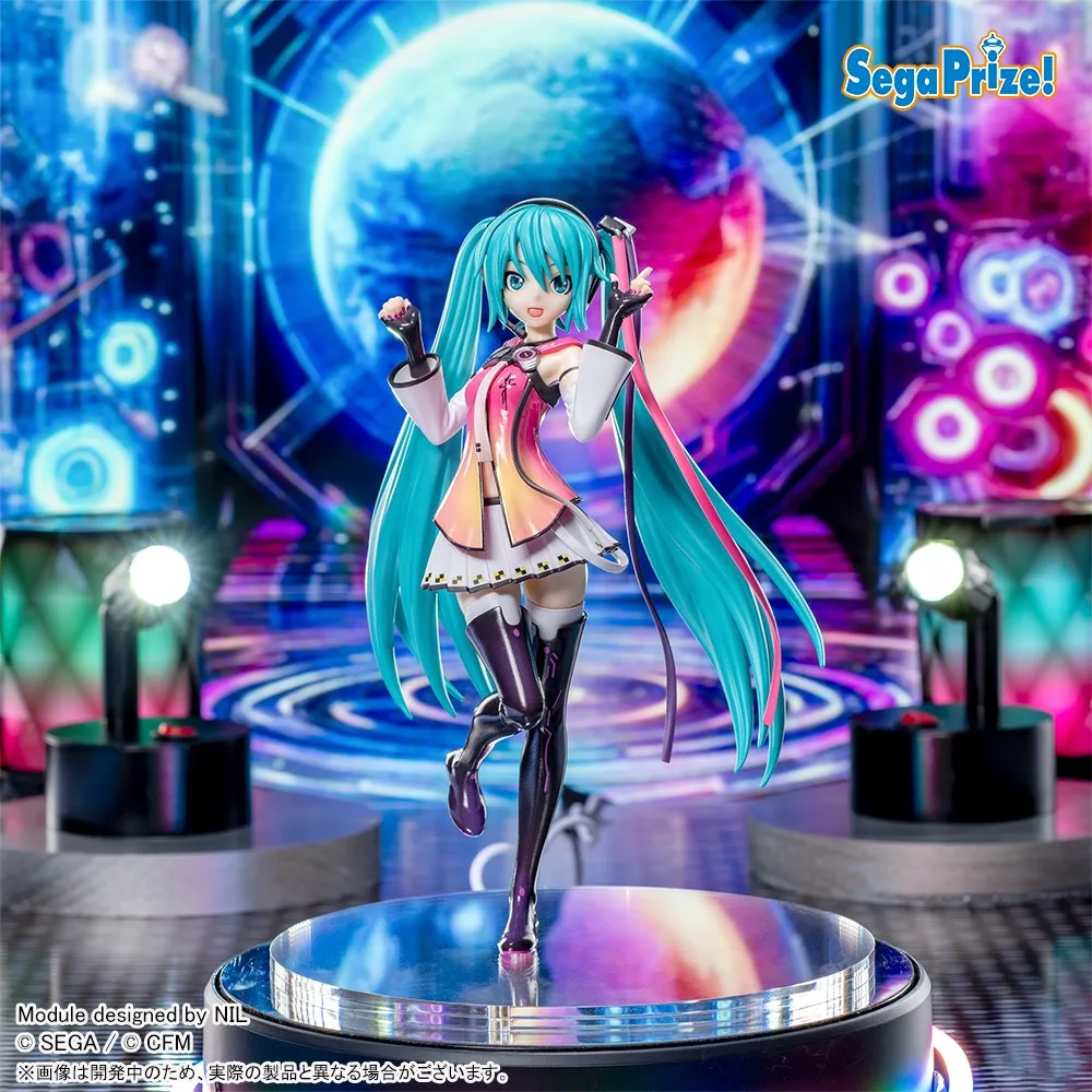 Original Hatsune Miku SEGA Project DIVA MEGA 39’s Luminasta Anime Figure Toys PVC Model Collector Birthday Gift