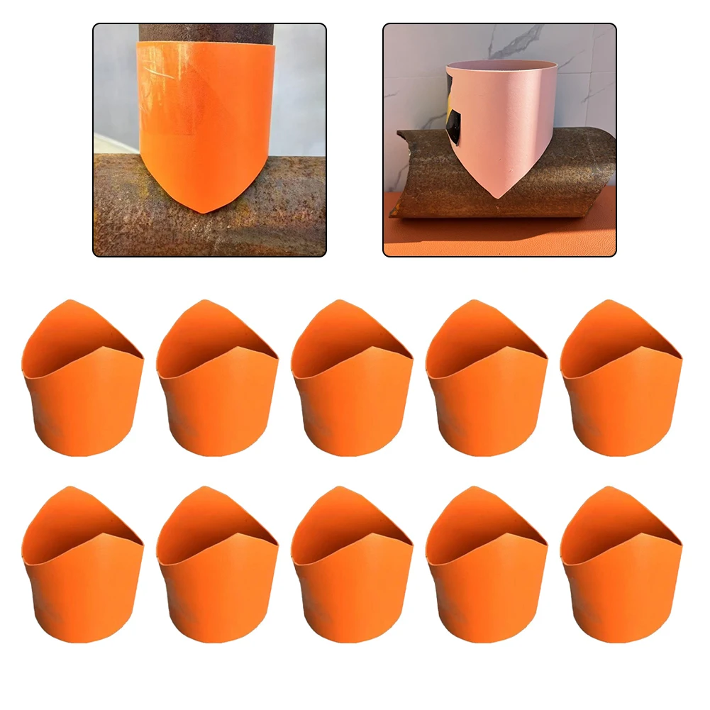 Orange Cutting Guide Kits Circular Pipe Saddle Mouth Drawing Tool Accurate Pipe Saddle Cutting Fast Marking Layout Tool DIY