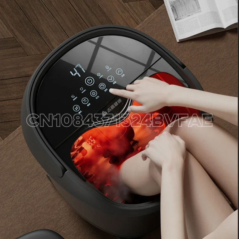 Foot Bath Bucket Automatic Heating Constant Temperature Massage Pedicure Spa Electric High Depth Leg Health Footbath Machine