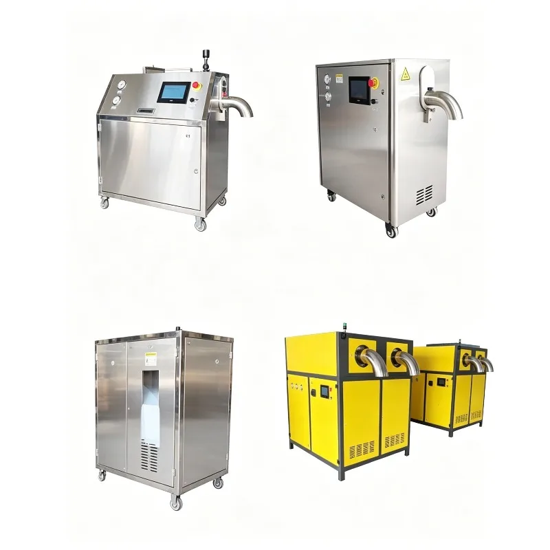 Automatic Dry Ice Pelletizer Machine 50-200kg/h Dry Ice Pellet Maker 304 Stainless Steel Liquid CO2 to Dry Ice Granulator