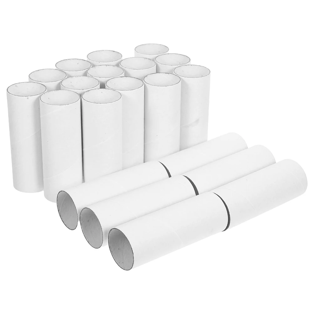 30 tubos de papelão redondos para artesanato, 4.32x1.57 unidades, rolo de papel higiênico diy, artesanato, material escolar para crianças
