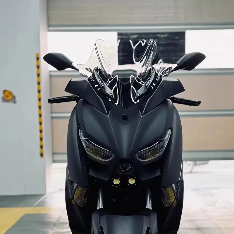 For Yamaha XMAX300 modified windscreen front visor windshield racing windscreen shield chest protector