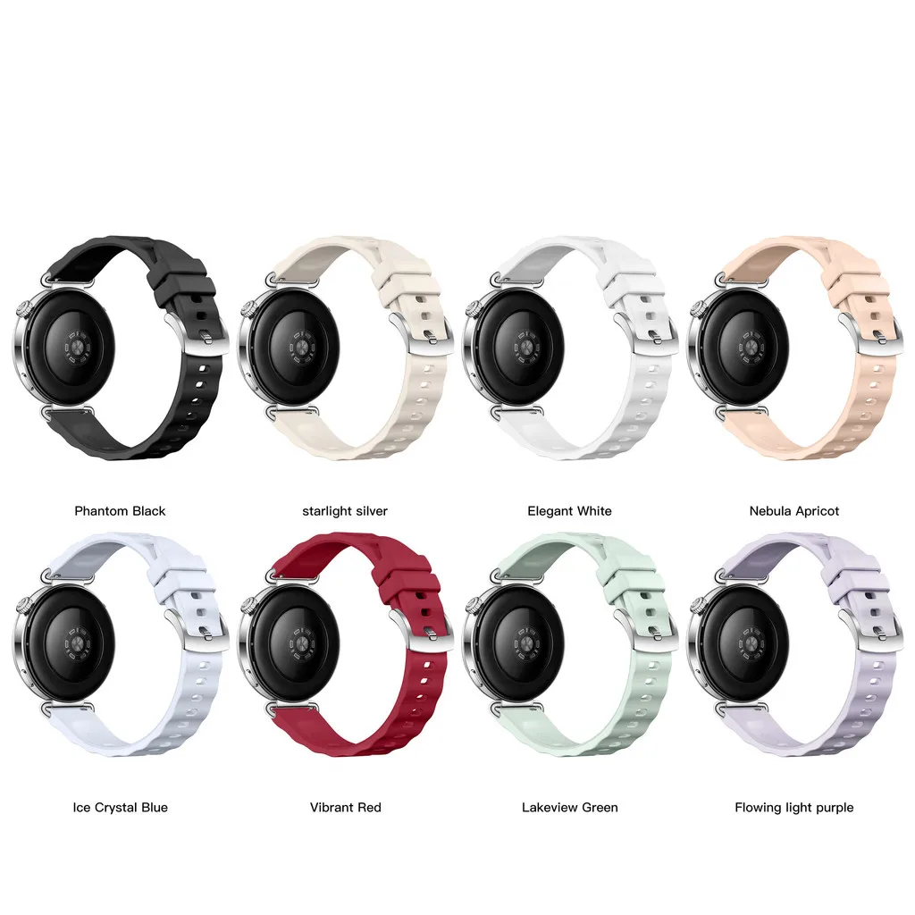 Cinturino in silicone da 18 mm per Huawei Watch GT6 41mm cinturino sportivo morbido per HUAWEI Watch GT4 GT5 41mm/GT5 Pro 42mm cinturino braccialetto