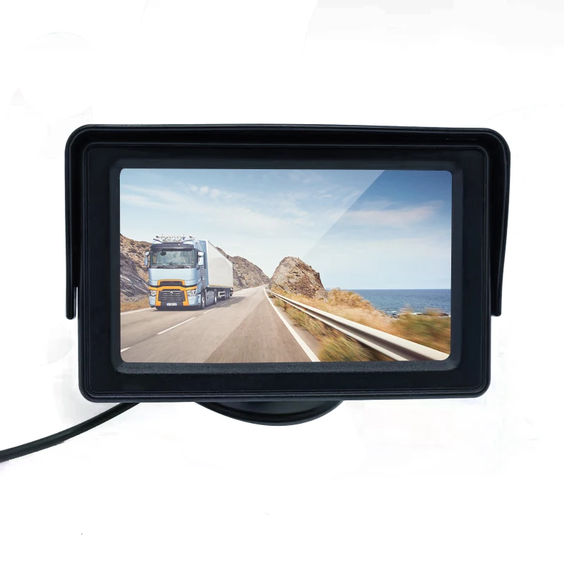 4.3 Inch Car TFT LCD Parking Reverse Monitor with Rear View 12V Radar Sensor Car Mirror Camera 4.3 Inch LCD Screen