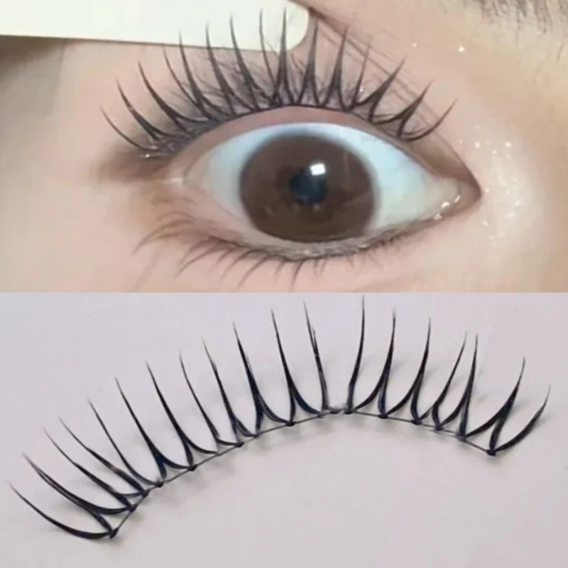 Manga Korean Eyelashes Comic Lashes Clusters U-shaped Lashes DIY Eyelash Extension Natural Wispy Soft Individual False Eyelashes