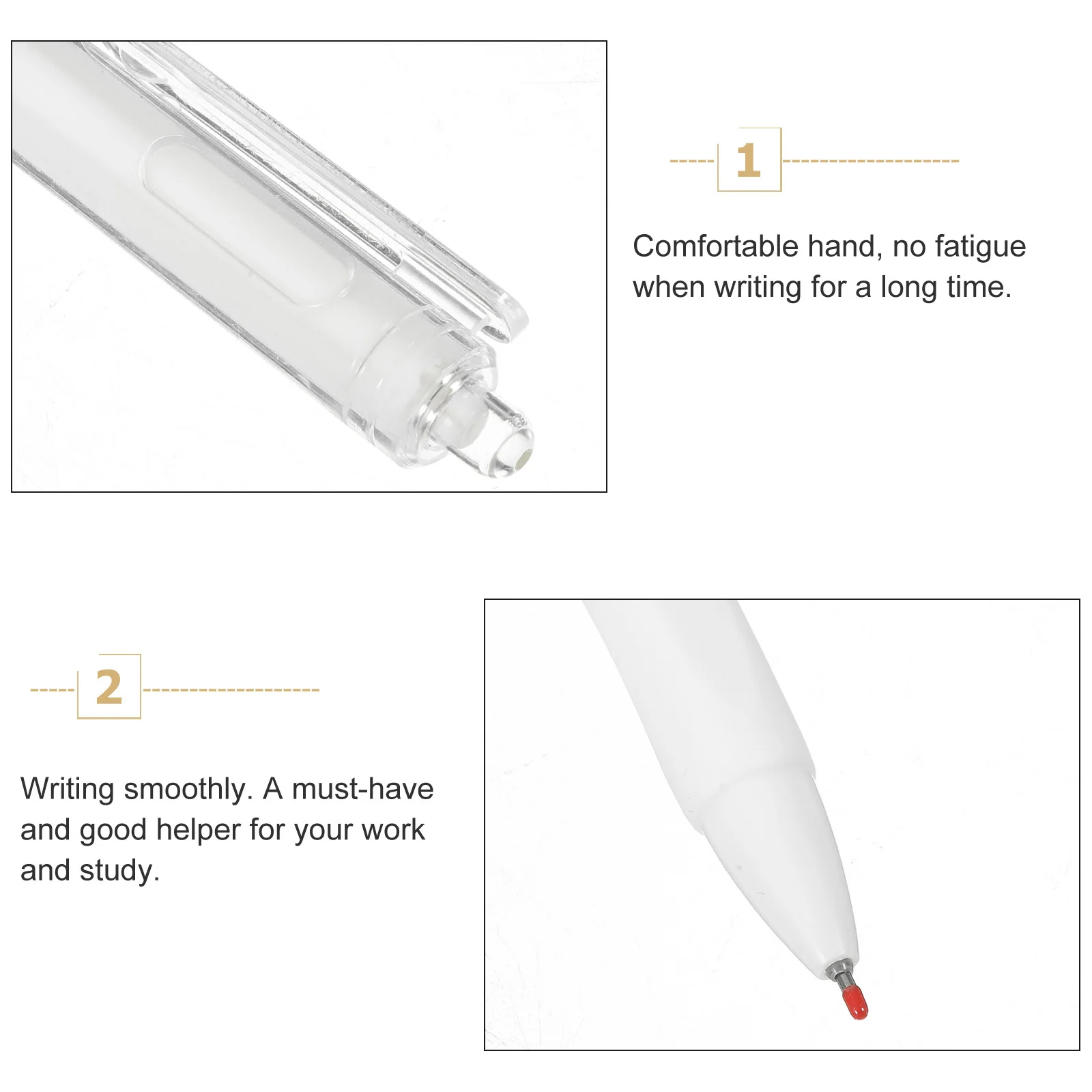 

5Pcs Gel Ink Pens Quick Dry Office Signature Writing Student School Supplies Prize Gifts School Writing Tools Prize Gifts