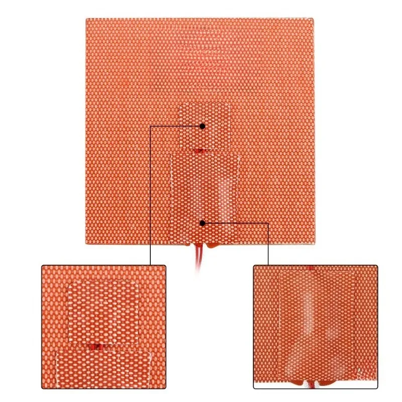 Picture 5: Silicone Rubber Adjustable Heating Sheet, Efficient Heat Conduction, 3D Printer High-temp Bed Accessory Tool