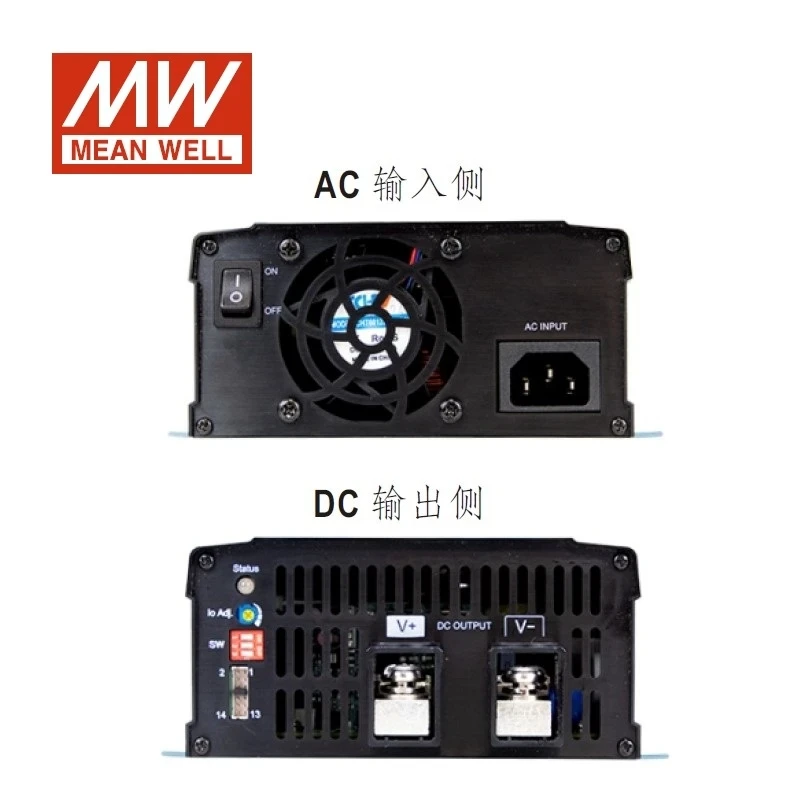 Imagem -06 - Mean Mell-ultra Wide Output Range Carregador de Bateria Inteligente Npb1200-12 Npb-120024 Npb-120048 1200w Alta Confiável Novo