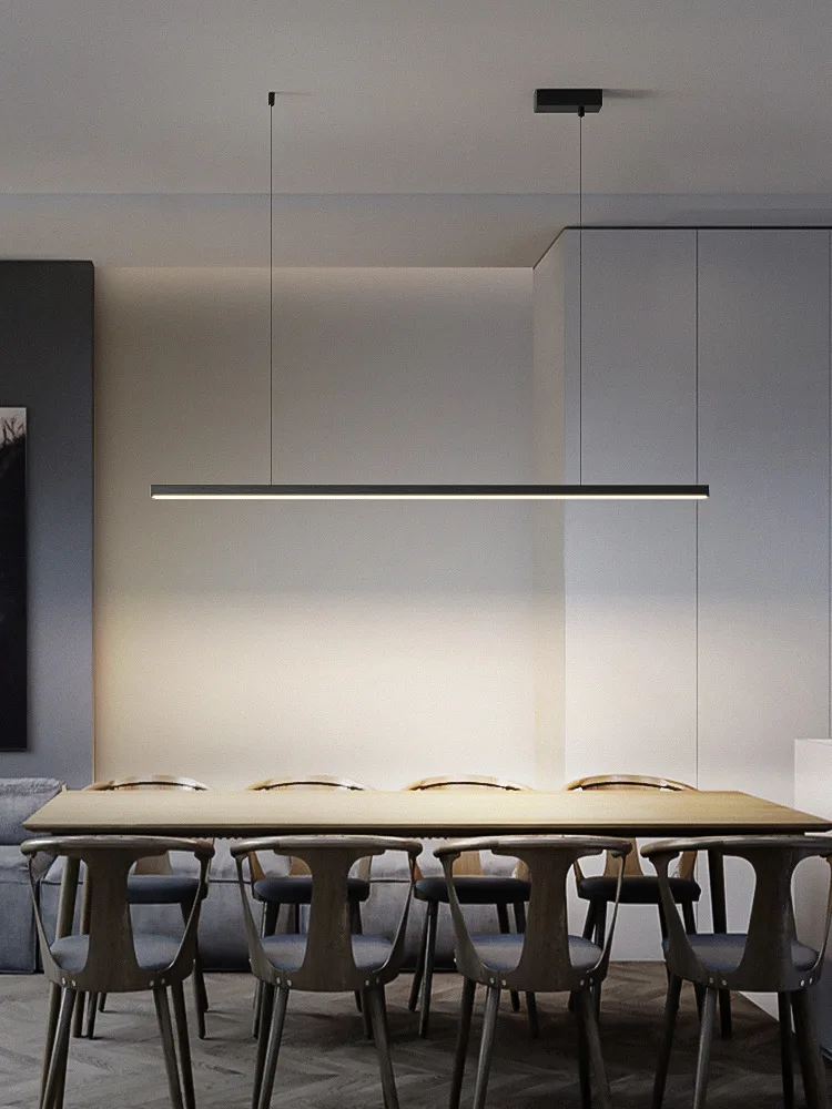 الحد الأدنى، الفاخرة الخفيفة، الحديثة، الحد الأدنى، المطبخ، الجزيرة، البار، طاولة الطعام، كلمة واحدة، شريط طويل