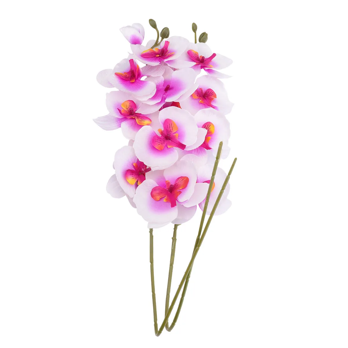 

2Pcs Imitation Orchid Flowers White Artificial Hanging Decorations Home Party Wedding Door Wall Interior Decoration