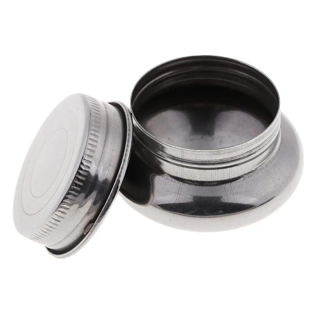Portable Stainless Steel Single Dipper Container Oil Paint Cup Clips