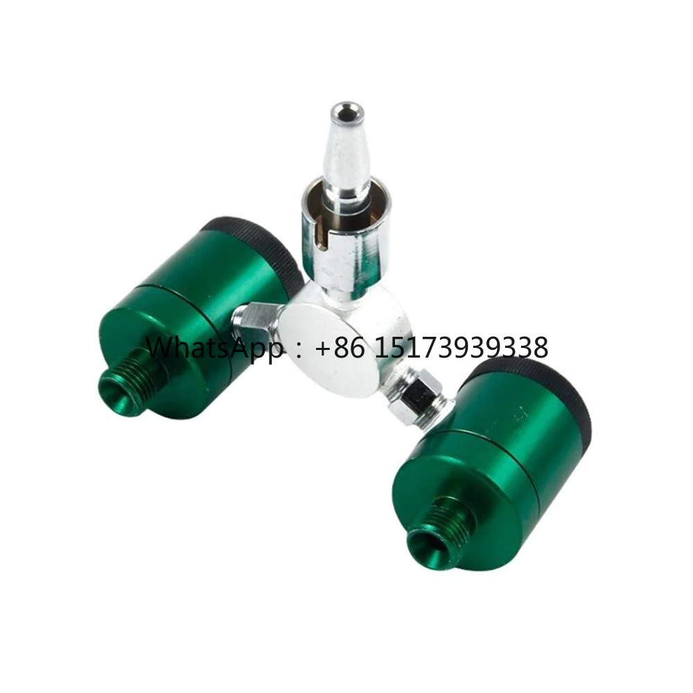 Aluminum Body Oxygen Flowmeter with Humidifier Bottle