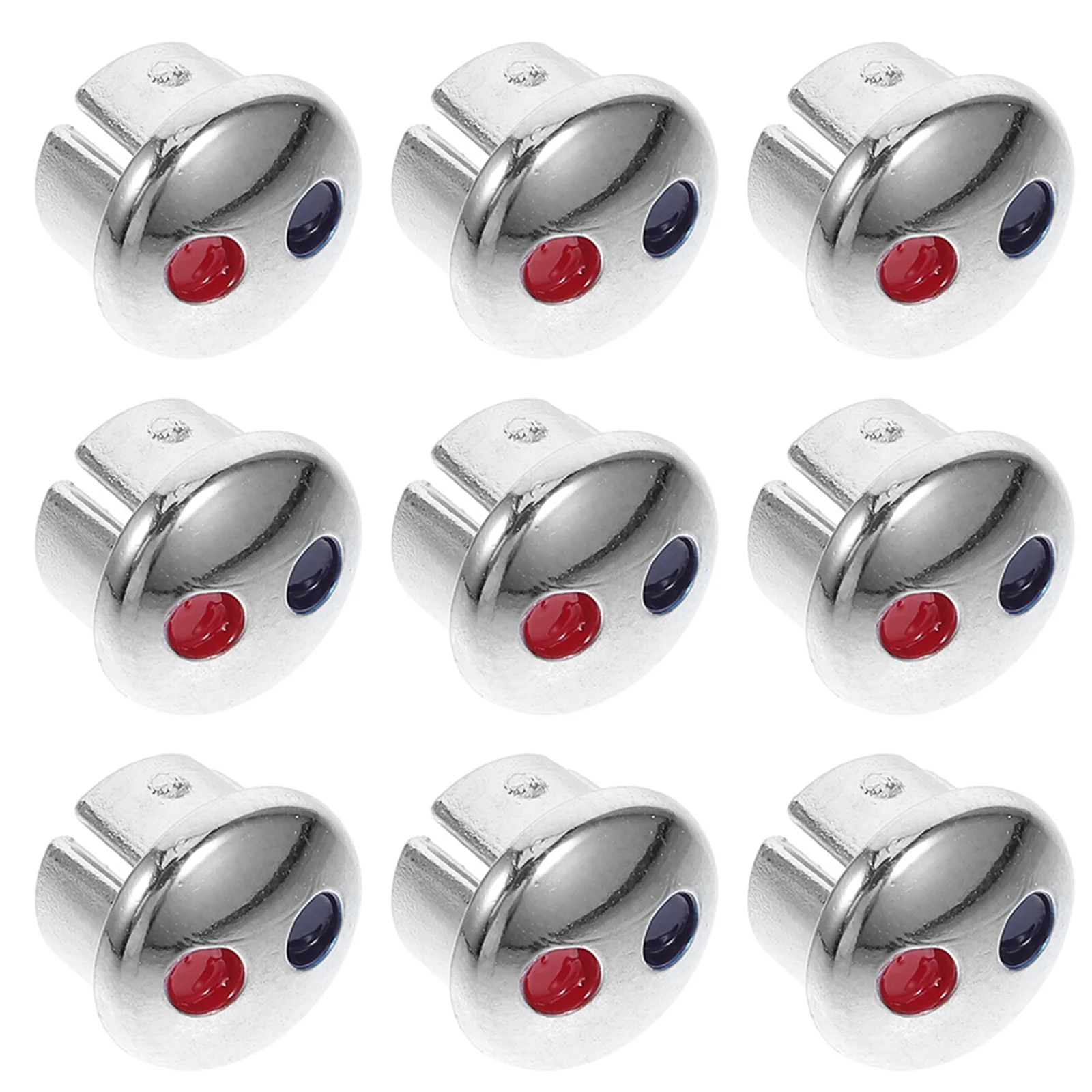 

10Pcs Faucet Handle Markers Red Blue Temperature Indicators for Hot Cold Water Identification Kitchen Bathroom Upgrade