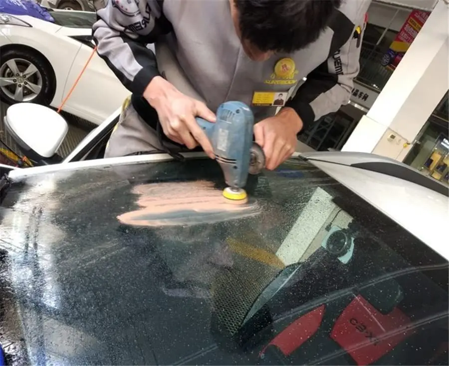 

Car Windshields Deep Scratch Repair Remover Glass Polishing Powder Pad Set Kit