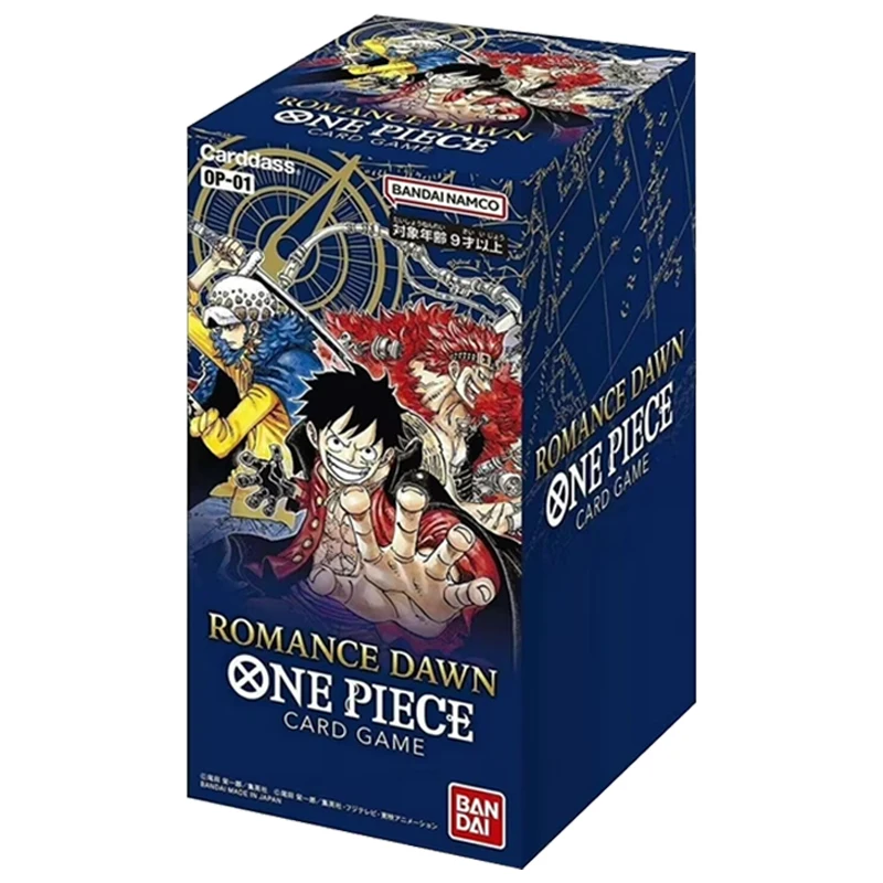Juego de cartas TCG Original de una pieza, caja de refuerzo de tarjetas comerciales OP01, versión japonesa de la serie completa, caja de regalo coleccionable de tarjetas OPCG