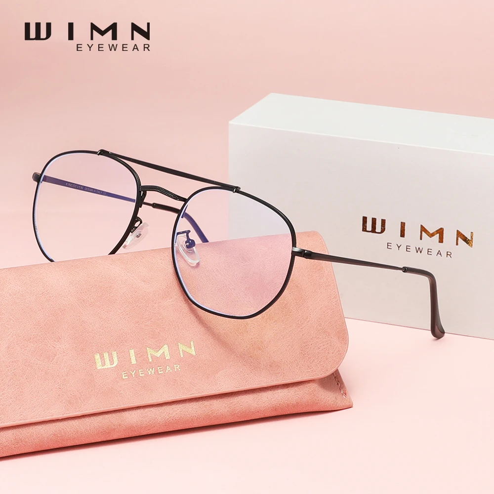 

WIMN Women Anti-Blue Ray Glasses Men Phone Clear Transparent Eye Glasses Blue Blocking Eyewear Students Reading Eyeglasses