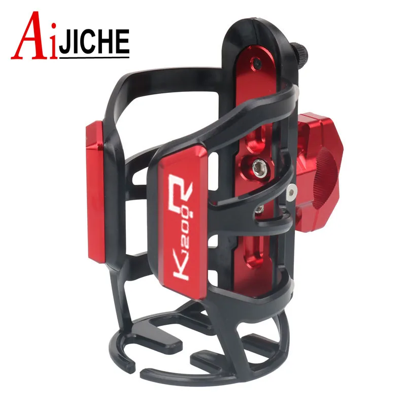 Motorcycle CNC Beverage Water Drink Cup Bottle Rack Holder Mounted Fit For K1200R K1300R K1300S K1200S
