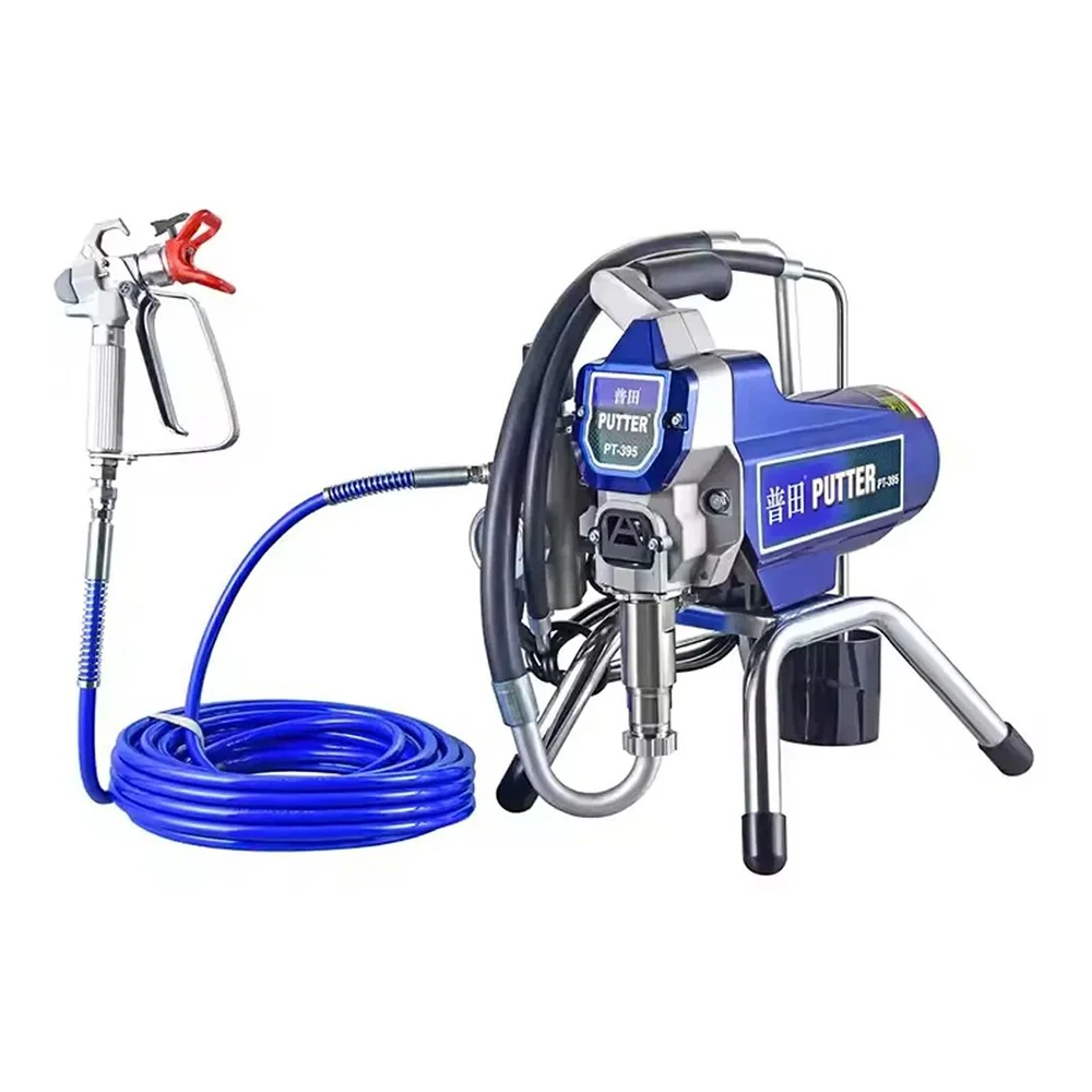 PT-395 Portable Airless Paint Sprayer Painting Equipment Powered By Plunger Pump