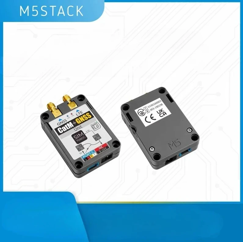 

M5Stack CatM/NB IoT Dual-mode+GNSS Global Positioning Wireless Communication Module U137