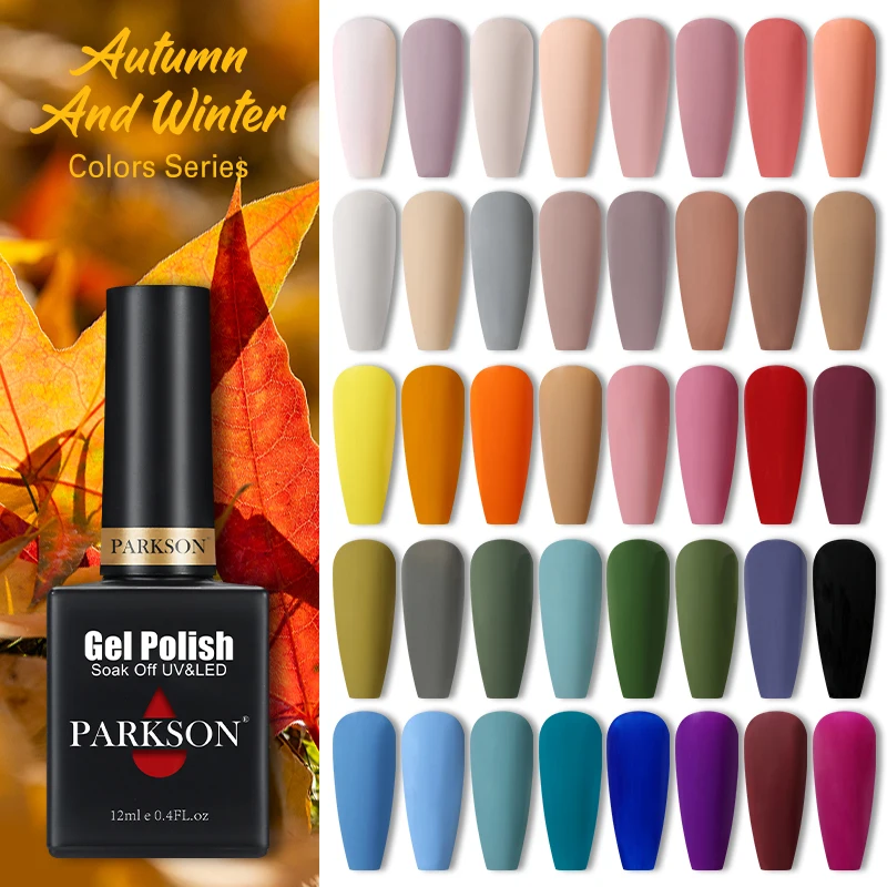 

Parkson 12ml Gel Nail Polish Hot Sale Winter Autumn Varnish Soak Off Nail Art LED Top Base Lacquer Manicure Decoration Polish