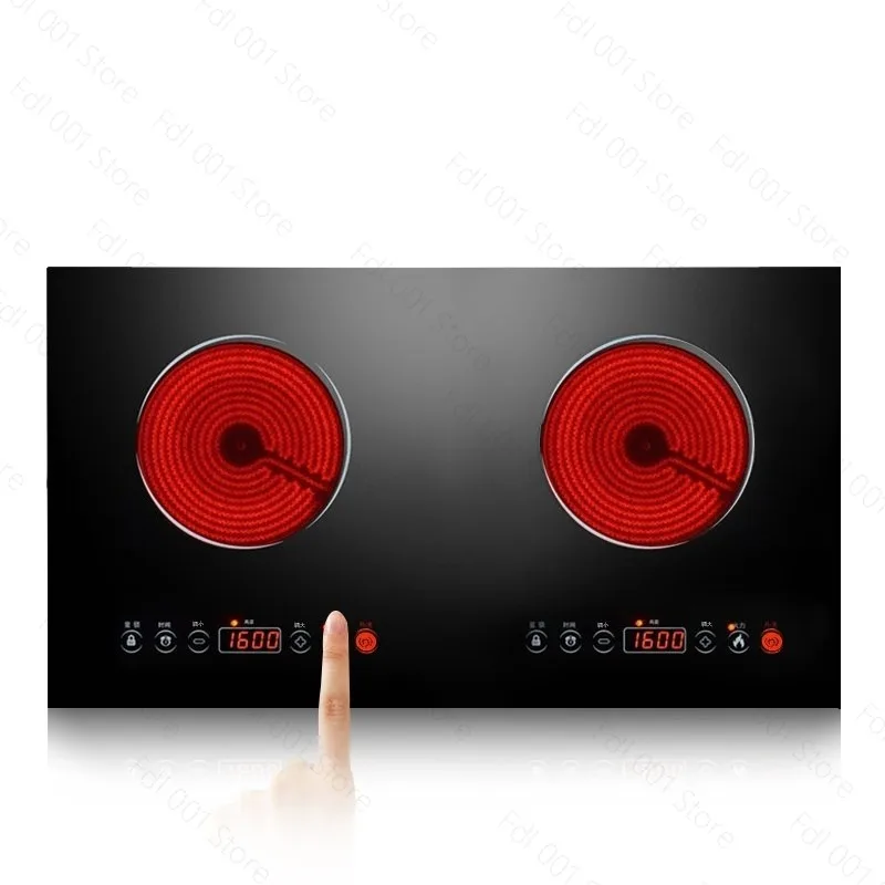 

One Electricity and One Ceramic Intelligent Multi-function Z189 Double-head Electromagnetic Stove with Dual-purpose Household