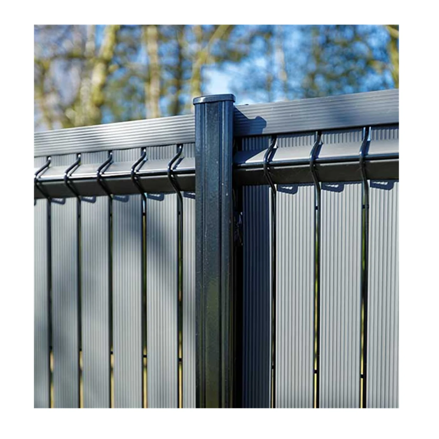 Guardrail Panel, 6mm Thick, Outdoor Fence Board, UV Resistant, Garden Privacy Slat, Waterproof Windproof Decorative Panel view 3