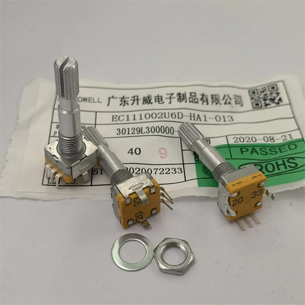 Original new 100% EC11 stepper 20-point encoder handle with thread length 30MM EC111002U6D0HA1-013 (SWITCH)