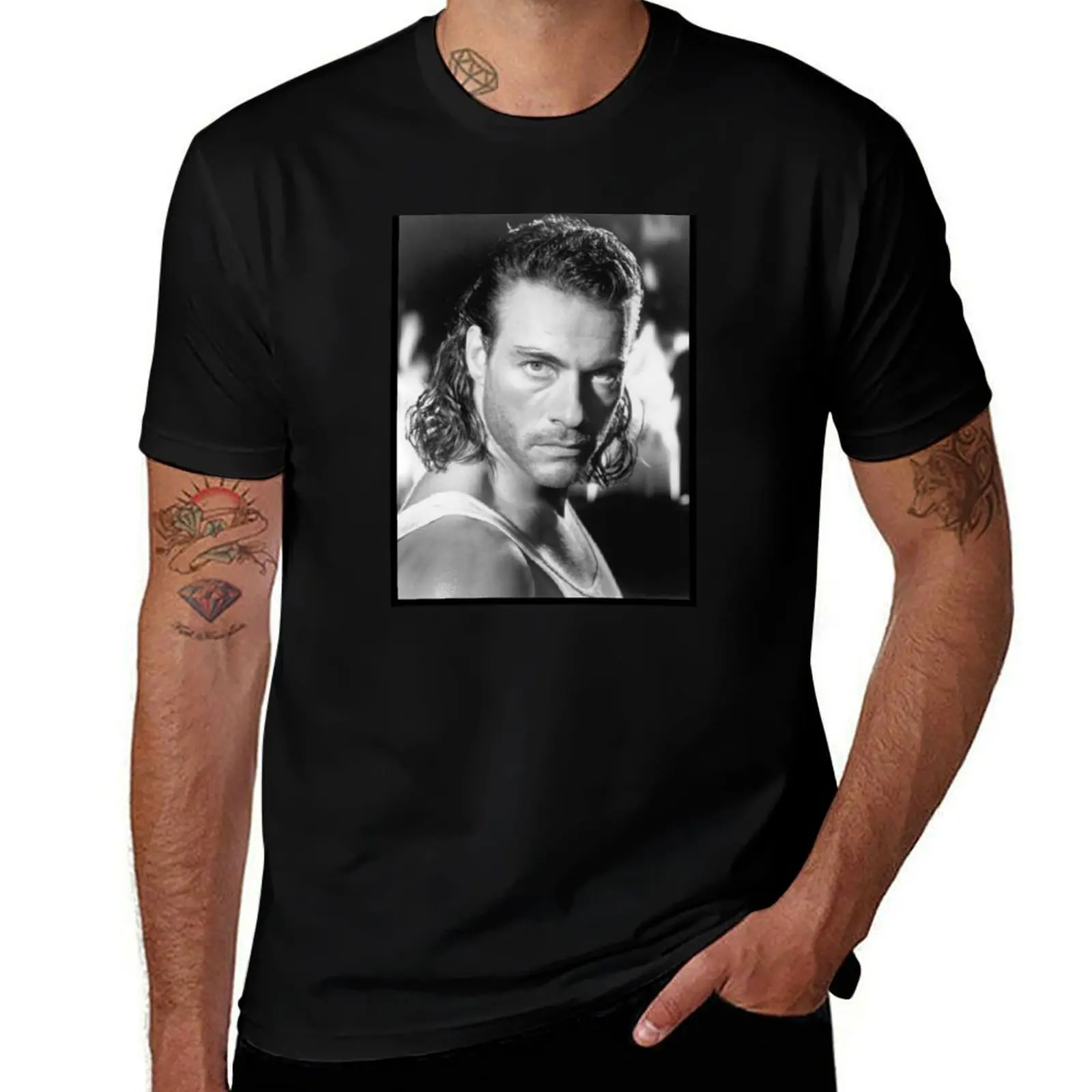 Jean Claude Van Damme T-Shirt Work Wear Short Sleeve T-Shirt