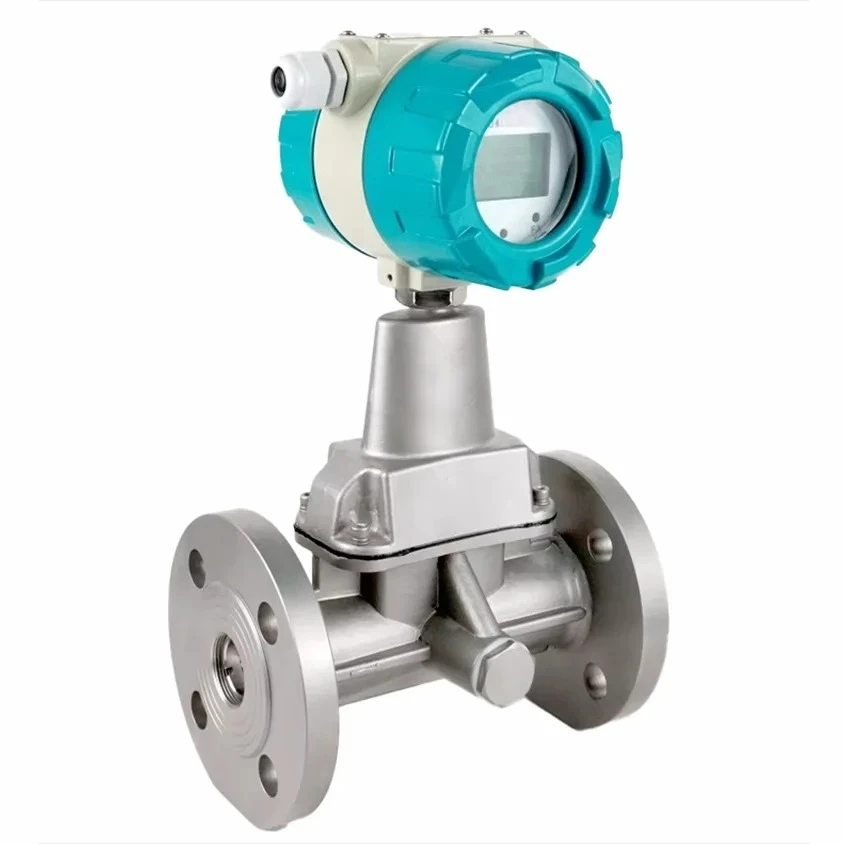 High Accuracy Digital Procession Vortex Flow Meter with 4-20mA RS485 Output for Steam Gas Liquid and Steam
