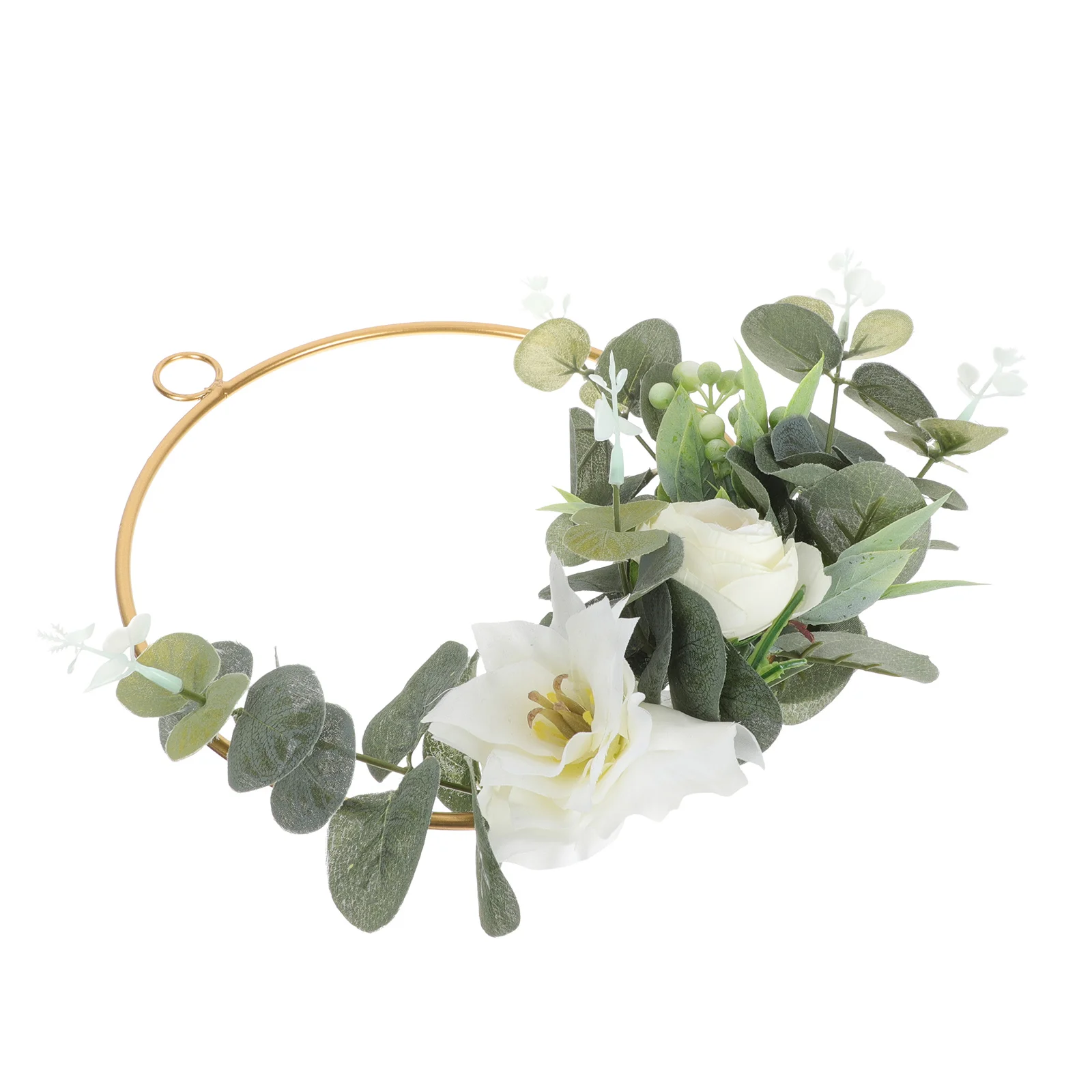 

Artificial Flower Wreath Hanging Decor Creative Wall Door Ornament For Home Bedroom Outdoor Party Simulation Garland