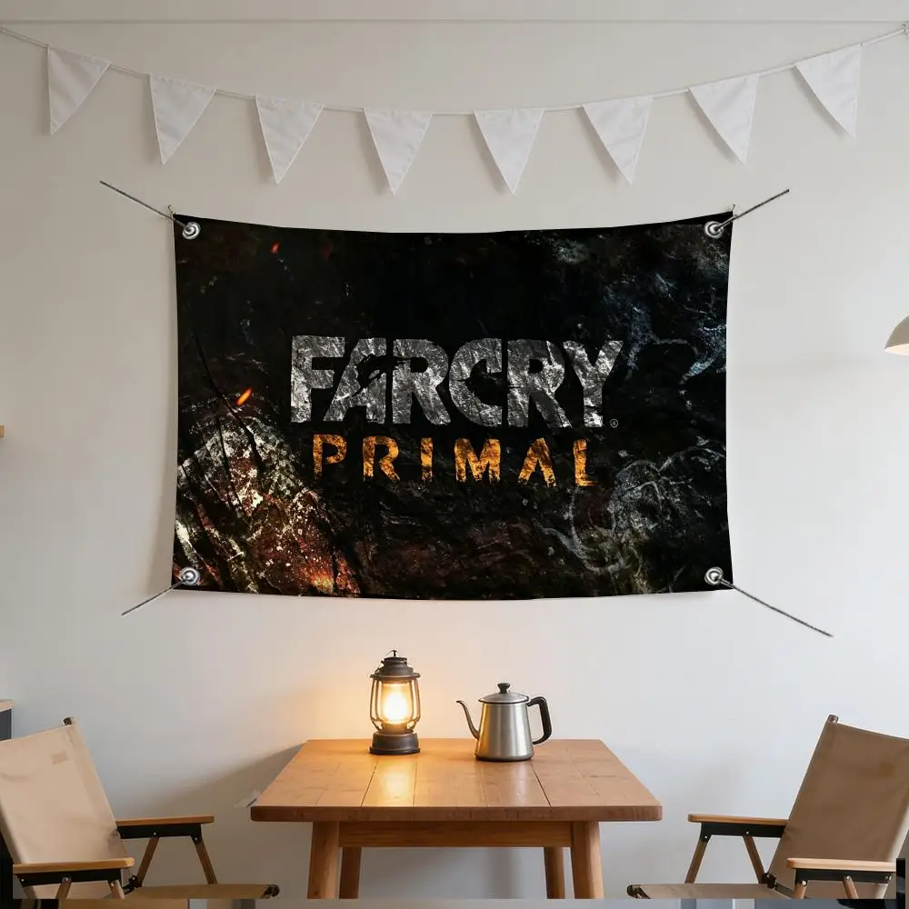 Game Action F-Far Cry Shooter Series Flags Specialized for indoor and outdoor home decorations, outdoor camping, and bar parties