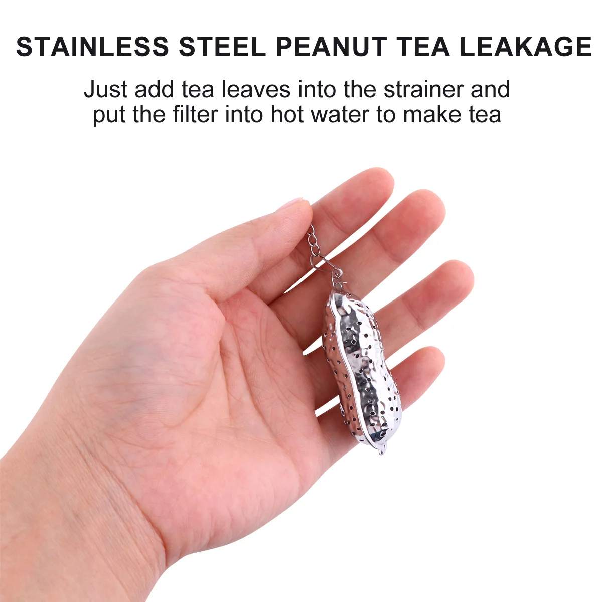 

2Pcs Creative 304 Stainless Steel Tea Strainer Infuser Easy Clean for All Teas and Herbs Stainless Steel Tea Strainer