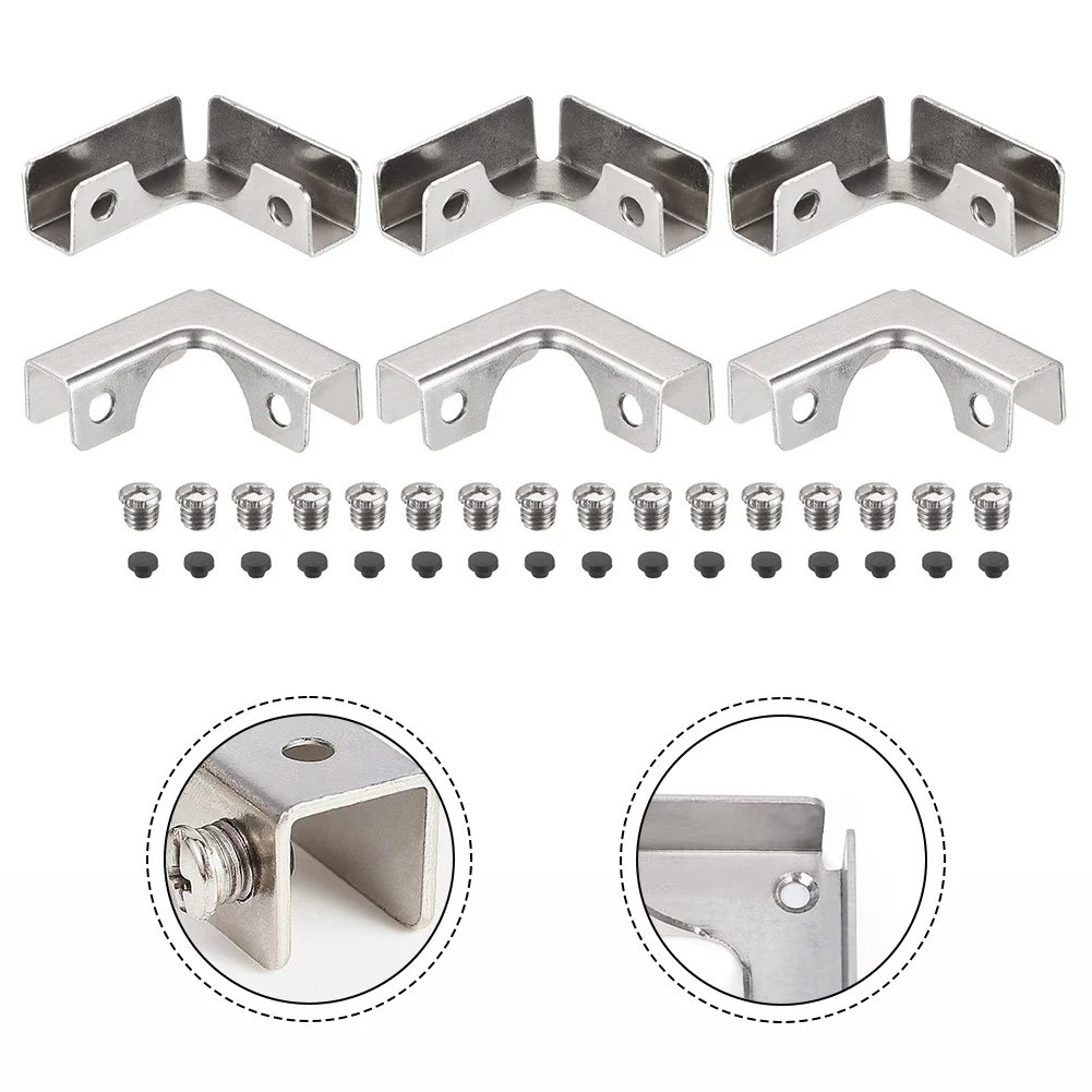 Aquarium Accessories Aquarium Fixings Total Size 52 X 52 X 19mm Carbon Steel Bracket Easy Installation Home Display