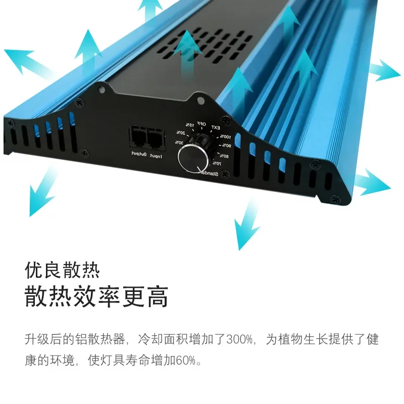 لوحة كم رفيعة للغاية LED ضوء نمو النبات ضوء نبات كامل الطيف 100 واط لوحة إضاءة تعبئة النباتات المنزلية