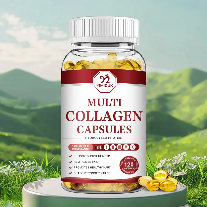 

Collagen Peptides Capsules - Multi-Collagen Protein - for Hair Skin Nails Teeth Gums Joints, Gluten Free, Non-GMO
