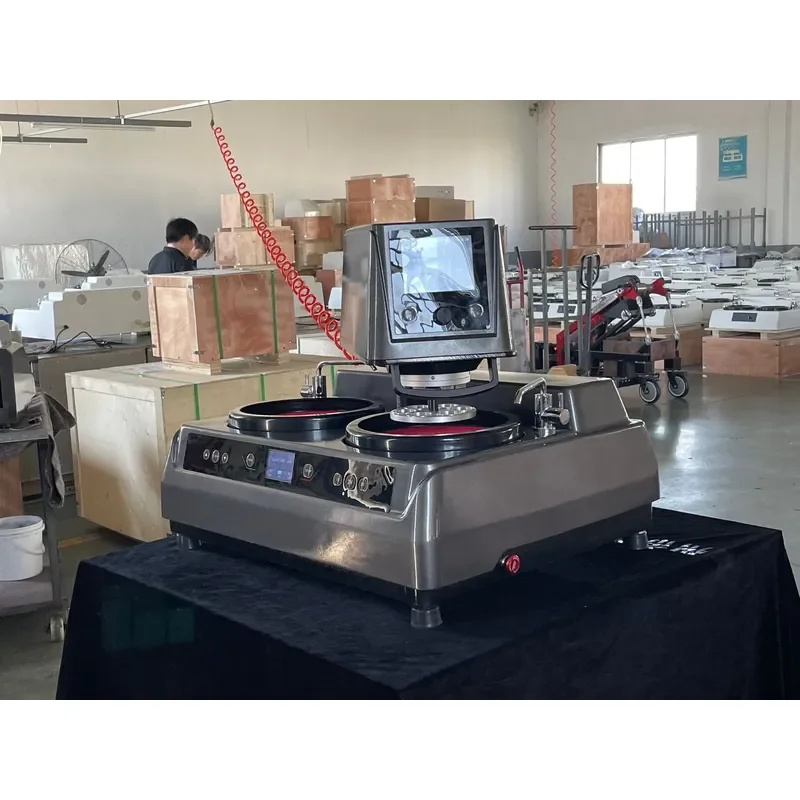 HST-MoPao5ST Double-disc Pneumatic Individual Pressure Loading Metallographic Automatic Grinding Polishing Machine