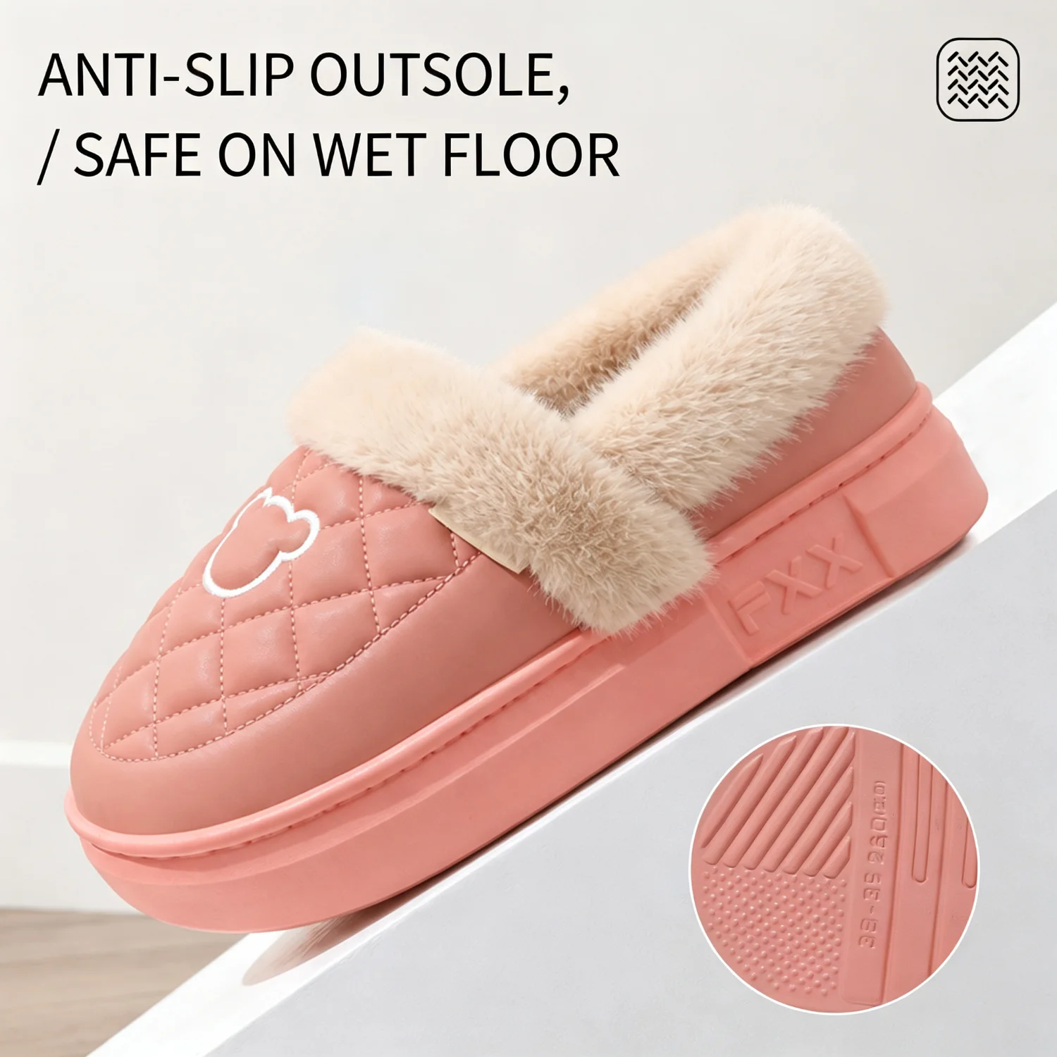 Winter Waterproof Slippers Men - Embroidery Garments review and price