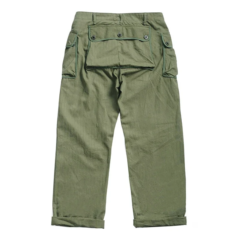 Red Tornado P-44 Monkey Pants Masculino Estilo Militar HBT Cargo Calças Verde Exército