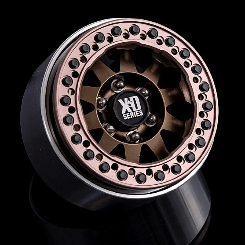 4PCS 1.9 Pollici Goccia D'acqua Mozzo Ruota In Metallo per 1/10 RC Crawler Auto TRX4 Defender AXIAL SCX10 RC4WD D90 Jeep Chevrolet K10 TF2 TRX6