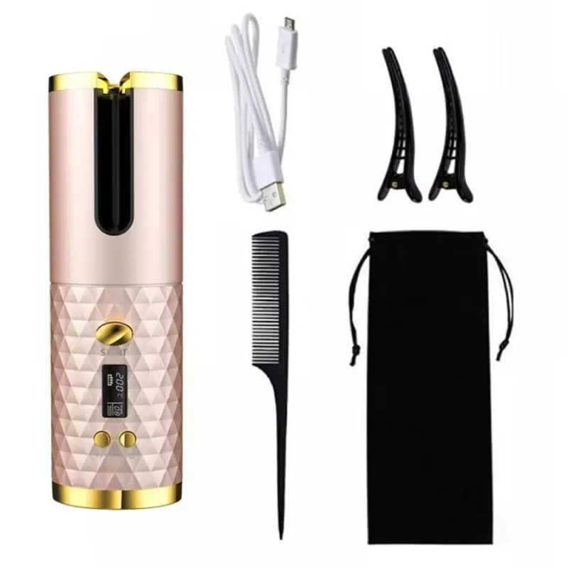 STLF 2025 New Auto Hair Curler Spiral Waver Curling Magic Rollers Machine Wave Style Cordless Automatic Hair Curler