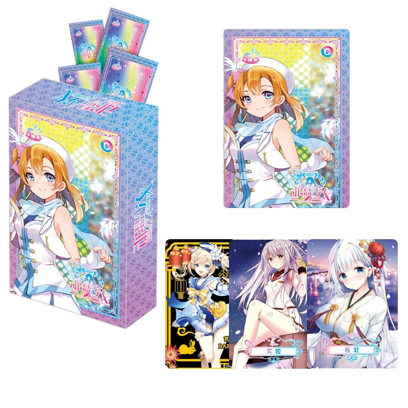 

24/36/48Box Anime Beauties/Goddess Story Collection Cards Paper Borad Games Anime Peripheral Character Kid's Gift Playing Card