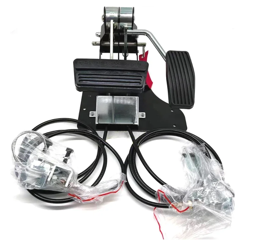 Instructors Passenger Side Dual Brake and Controls System Pedal for Driving School Driver Training