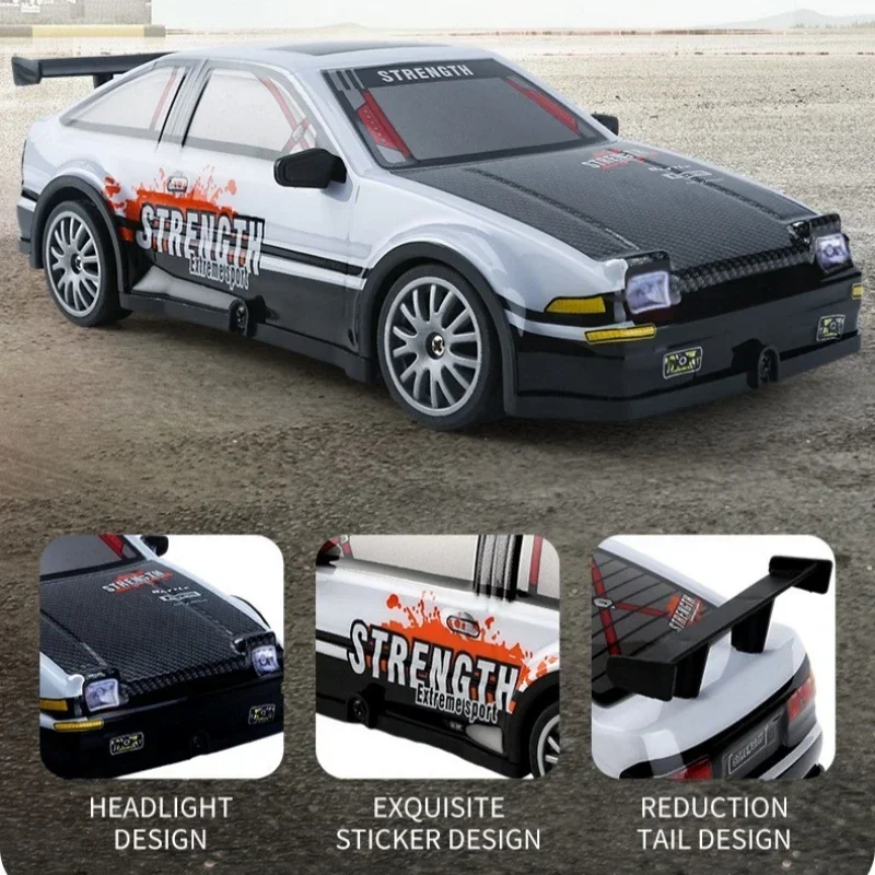 

AE86 Автомобиль с дистанционным управлением Гоночный автомобиль Игрушки для детей 1:20 4WD 2.4G Высокоскоростной GTR RC Электрические дрифтовые автомобили Детские игрушки в подарок