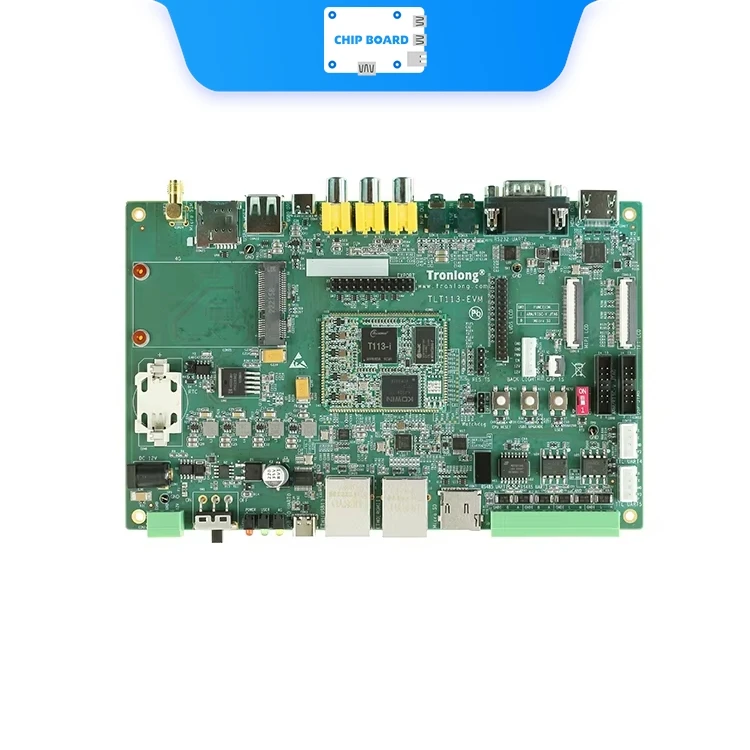 Tronlong T113-I EVM Board - Allwinner T113-S3 1.2GHz Dual-Core A7+RISC-V DSP, Industrial